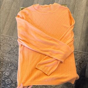 Orange Knit Sweater